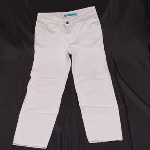 Tori Richard Crisp White Trousers